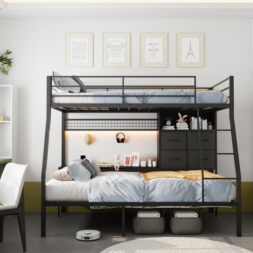 Xinbedeu metal bunk bed with - xinbedeu,