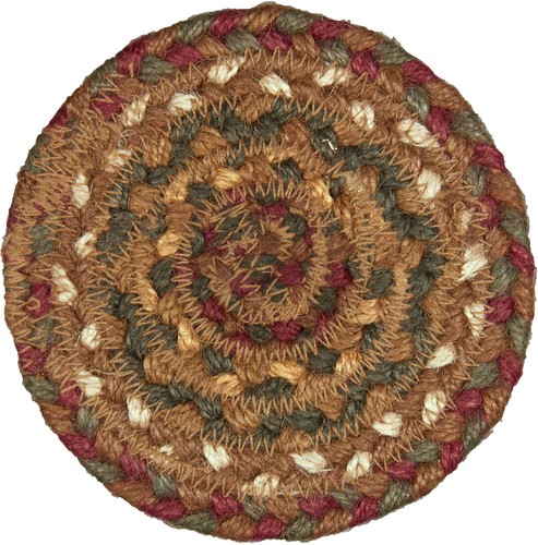 Coasters tea cabin - jute, rustic
