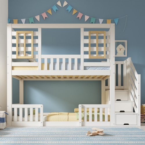 Double bunk bed for kids - double, kids,