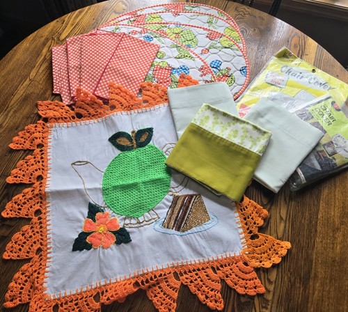 Vintage 1970s mix linen - 1970s,