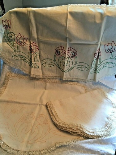 Embroidery set placemats 3 - placemats,,