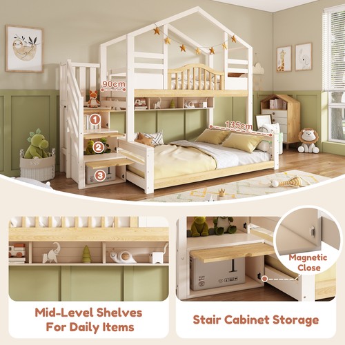 Bunk beds for kids staircase - bunk,