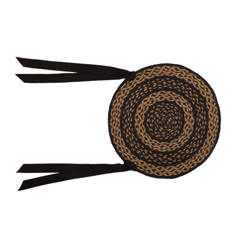 Primitive jute chair pads - jute,